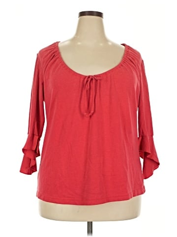 Extra Touch 3/4 Sleeve Top (view 1)