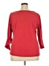 Extra Touch Red 3/4 Sleeve Top Size 3X - photo 2