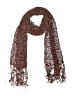 Unbranded Tweed Burgundy Orange Scarf One size - photo 1