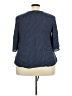 Fred David Blue 3/4 Sleeve Blouse Size 3X (estimated) - photo 2
