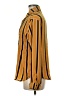 Wild Fable 100% Polyester Stripes Yellow Long Sleeve Blouse Size M - photo 5