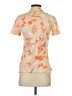 Nike 100% Polyester Orange Short Sleeve Blouse Size XS - photo 2