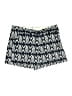 Crown & Ivy Print Blue Shorts Size 6 - photo 1