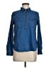 Madewell 100% Cotton Blue Long Sleeve Blouse Size M - photo 1