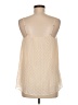 Big Waterblue Sky 100% Polyester Ivory Sleeveless Blouse Size M - photo 2