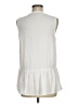 Vince Camuto 100% Polyester White Sleeveless Blouse Size M - photo 2