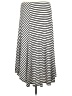 Chico's Stripes Silver Casual Skirt Size XXL (4) - photo 2