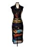 Ted Baker London 100% Polyester Graphic Black Cocktail Dress Size 4 (1) - photo 1
