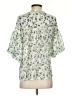 Max Studio Green White 3/4 Sleeve Blouse Size XS - photo 2