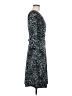 BCBGMAXAZRIA Animal Print Teal Cocktail Dress Size M - photo 4