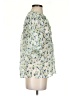 Max Studio Green White 3/4 Sleeve Blouse Size XS - photo 4
