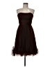 Alfred Angelo 100% Polyester Brown Cocktail Dress Size 6 - photo 1