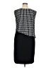 Soft Works Houndstooth Black Cocktail Dress Size XL - photo 2