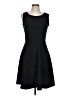 Sharagano Solid Black Casual Dress Size 10 - photo 1