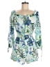 Privy 100% Rayon Blue Romper Size M - photo 1
