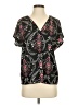 Ann Taylor 100% Polyester Black Short Sleeve Blouse Size S - photo 1