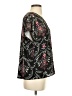 Ann Taylor 100% Polyester Black Short Sleeve Blouse Size S - photo 4