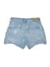 Simple Society Hearts Blue Denim Shorts Size 00 - photo 2