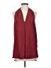 Max Studio 100% Polyester Burgundy Sleeveless Blouse Size S - photo 1