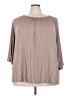 Allegrace Brown 3/4 Sleeve Blouse Size 3X - photo 1