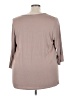 Allegrace Brown 3/4 Sleeve Blouse Size 3X - photo 2