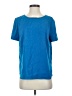 DKNYC 100% Polyester Blue Short Sleeve Top Size S - photo 1