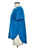 DKNYC 100% Polyester Blue Short Sleeve Top Size S - photo 5