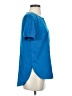 DKNYC 100% Polyester Blue Short Sleeve Top Size S - photo 4