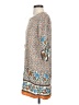 HOTOUCH Print Tan Casual Dress Size S - photo 5