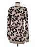New Directions Animal Print Brown Pullover Sweater Size S - photo 2