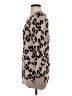 New Directions Animal Print Brown Pullover Sweater Size S - photo 5