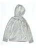 Lands' End 100% Polyester Silver Zip Up Hoodie Size S (kids) - photo 2