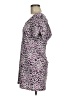 AB Studio Animal Print Purple Casual Dress Size M - photo 5