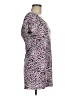 AB Studio Animal Print Purple Casual Dress Size M - photo 4