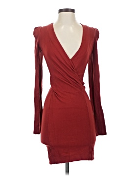 open lace back dress Burgundy Drape Elegance Backless Dress