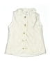 Crown & Ivy 100% Polyester Ivory Vest Size 5 - photo 1