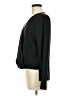 Remade 100% Polyester Black Long Sleeve Blouse Size M - photo 5
