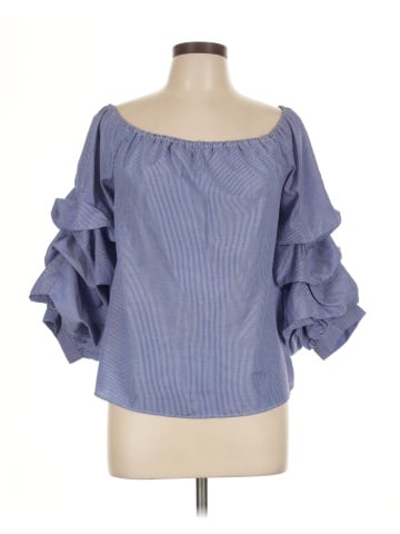 Bleuh Ciel 3/4 Sleeve Blouse (view 1)