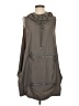 Transparente 100% Polyester Brown Gray Pullover Hoodie Size 2 - photo 1