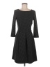 Max Studio Houndstooth Gray Casual Dress Size M (estimated) - photo 1