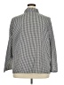 Shein Curve 100% Polyester Houndstooth Silver Long Sleeve Blouse Size 18 Plus (3) - photo 2