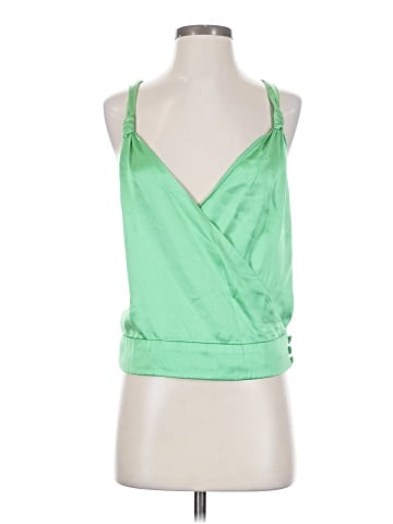 Intermix Sleeveless Silk Top (view 1)