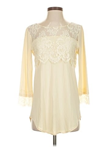 Garnet Hill 3/4 Sleeve Blouse (view 1)