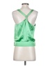 Intermix 100% Silk Green Sleeveless Silk Top Size 4 - photo 2