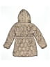 Betsey Johnson 100% Polyester Gold Coat Size 7 - 8 - photo 2