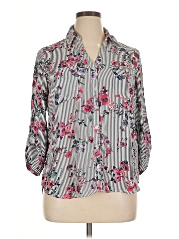 Iz Byer 3/4 Sleeve Blouse (view 1)