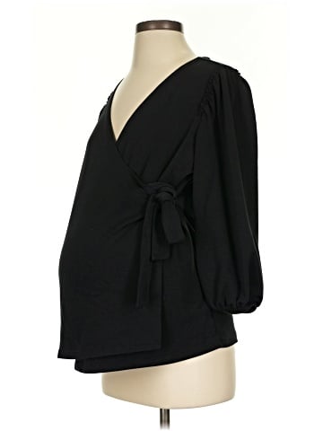 Isabel Maternity 3/4 Sleeve Blouse (view 1)