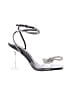 Assorted Brands Silver White Sandals Size 8 1/2 - photo 1
