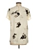 Express 100% Polyester Ivory Short Sleeve Blouse Size S - photo 2