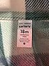 Carter's 100% Polyester Plaid Green Long Sleeve Button-Down Shirt 12-18 MO / 18 MO - photo 3